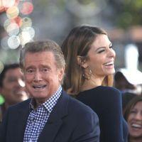 Regis Philbin and Maria Menounos at entertainment news show 'Extra' at The Grove | Picture 130938